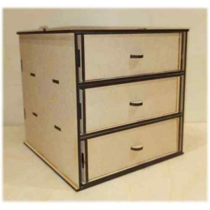 Stackable Drawer Making Kit Stackable Storage Kit - Single - 3 Drawers